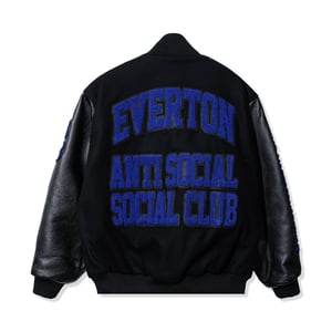 ASSC X Everton FC Evertonian Varsity Jacket - Black