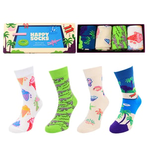 Happy Socks 4-Pack Pool Party Multicolour Gift Set
