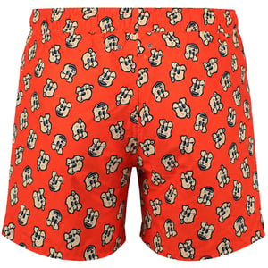 Happy Socks Doggo Mens Orange Swim Shorts