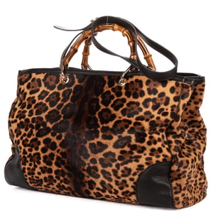 Bamboo Shopper Tote  Shoulder Bag