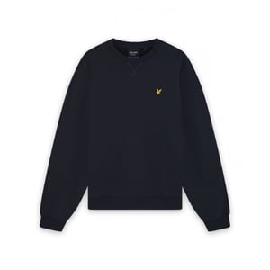 Lyle and Scott Ml2627v heavyweight loopback dark navy sweater