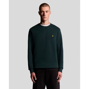 Lyle and Scott Ml424vog crew neck sweat dark green sweater