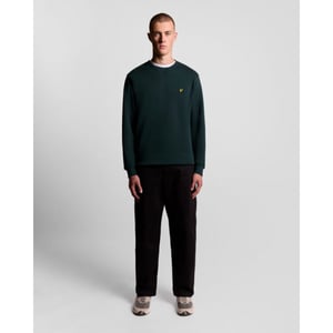Lyle and Scott Ml424vog crew neck sweat dark green sweater