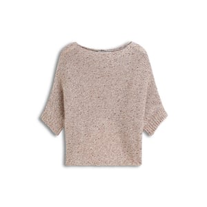 Summum Wrap sweater subtle sequin blend knit sweaters 7s8030-70094
