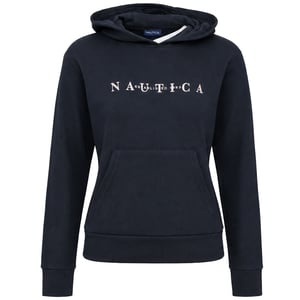 Nautica Luna Crop Womens Black Hoodie
