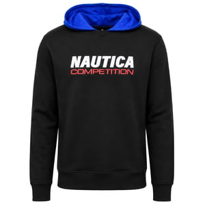 Nautica Brook Oversized Mens Black Hoodie