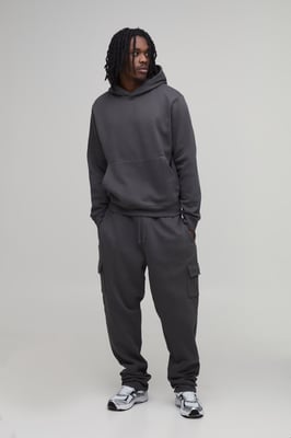 Tall Boxy Hooded Cargo Tracksuit