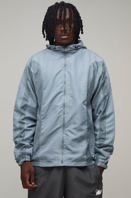 Tall Regular Fit Tonal Colour Block M Star Hooded Jacket