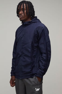 Tall Regular Fit Tonal Colour Block M Star Hooded Jacket
