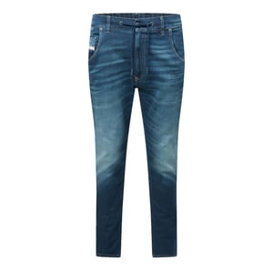 Men's Diesel Krooley E Ne Sweat Tapered Jeans in Blue Denim