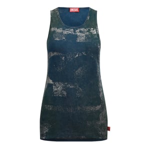 Men's Diesel T Lifty R3 Vest in Ensign Blue
