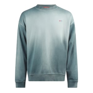 Men's Diesel S Boxt R4 Hoodie in Blue Mirage