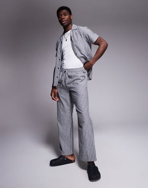 South Beach beach trouser in monochrome
