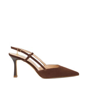 Dune Ladies Composure - Pointed Mid Heel Slingback Heels
