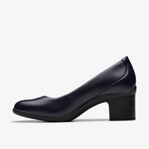 Shaya Poppy Navy Leather Schoenen