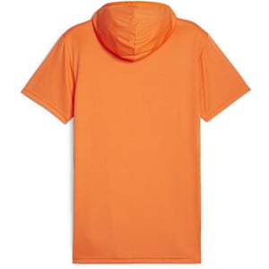 Men's Puma Hoops Team Short Sleeve Performance T-Shirt in Golden Poppy