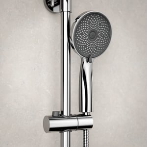 Mirlux Regendouche luno chroom met thermostaatkraan 22 cm