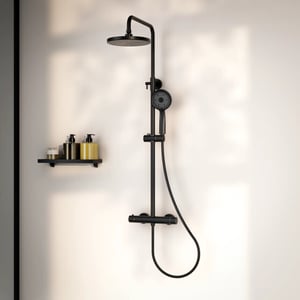Mirlux Regendouche elin mat met thermostaatkraan 22 cm