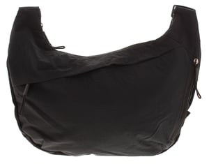 Womens Nylon Crossbody Bag Hallie Zip Fastening black