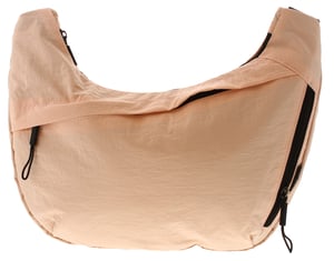 Womens Nylon Crossbody Bag Hallie Zip Fastening pink