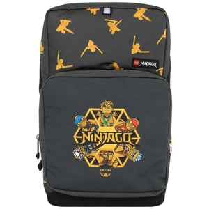 Lego 20L Ninjago Optimo Plus Kids Black/Yellow School Backpack