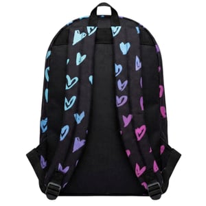 Hype Backpacks Gradient Heart Zip Fastening black multi