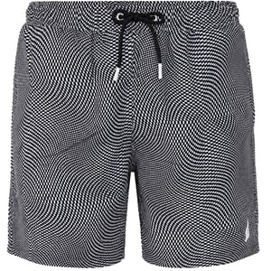 Nautica 6inch Riker Mens Black/White Swim Shorts