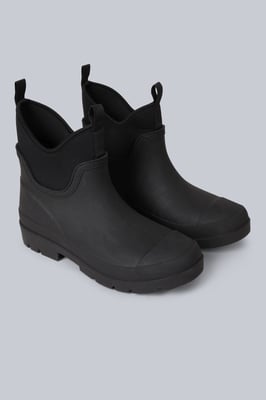 'Bailey' Men's Wellies with Sturdy Sole Water Resistant Boots Black