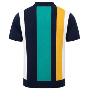 Nautica Hickory Knitwear Mens Multicolour Polo Shirt