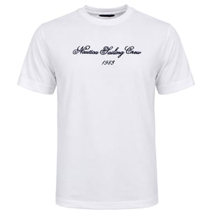 Nautica Knors Mens White T-Shirt