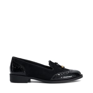 Dune Ladies Gema - Suede Tassel Brogue Slippers