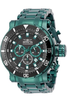 Invicta Coalition Forces 50765 Herenhorloge - Quartz Uurwerk - Roestvrij Staal met Zwarte Wijzerplaat - 52 mm