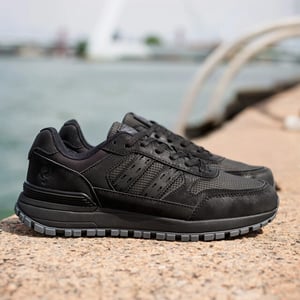 Q1905 Sneaker bussel zwart/ wit