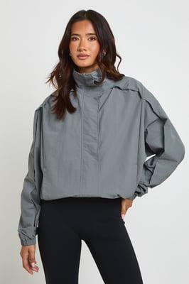 Funnel Neck Track Jacket