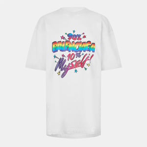 Women's Balenciaga T-Shirt in Dirty White