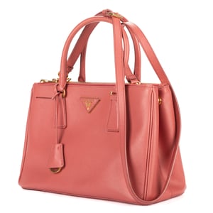 Small Double Zip Galleria Tote Small Shoulder Bag