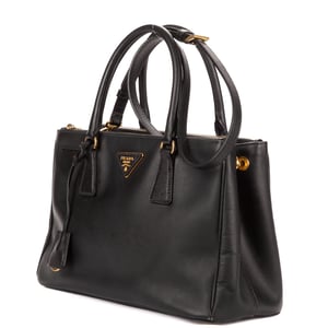 Small Double Zip Galleria Tote Small Shoulder Bag