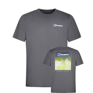 Berghaus Men's Short Sleeve Pinnacle Tee Grey
