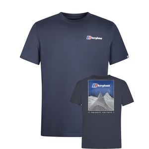 Berghaus Men's Short Sleeve Pinnacle Tee Blue