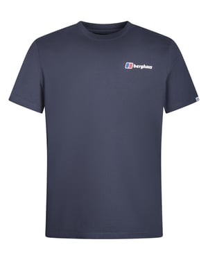 Berghaus Men's Short Sleeve Pinnacle Tee Blue
