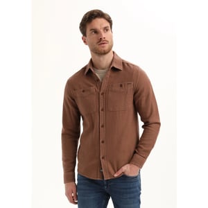 Gabbiano Heren overshirt 335740 5701 clay