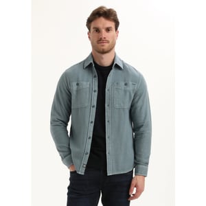 Gabbiano Heren overshirt 335740 5703 teal blue