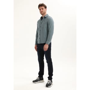 Gabbiano Heren overshirt 335740 5703 teal blue