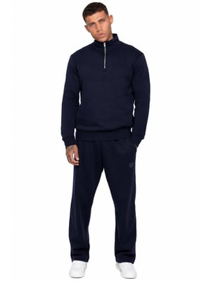 Enzo Milano | Mens Half Zip Sweatshirt Tracksuit Set