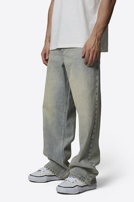 Blue Baggy Denim Jeans