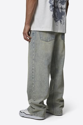 Blue Baggy Denim Jeans
