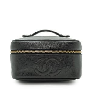 Chanel Vintage leren handtas/kaptafel