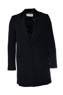 Saint Laurent, lange blazer met fluwelen revers 2017