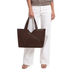 Nikkie Alvin suede shopper