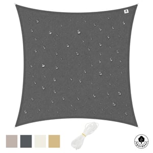 4gardenz Schaduwdoek waterafstotend vierkant 4x4 mtr -